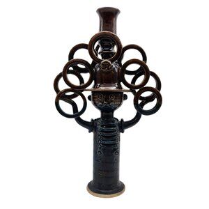 Bjorn Wiinblad Pottery Candle Holder Juggler Vintage Denmark **Repaired READ**